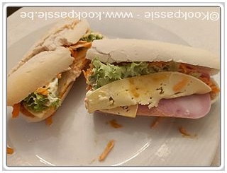 kookpassie.be - Sandwich met hesp en kaas