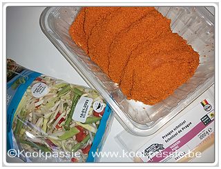 kookpassie.be - Praagse schnitzel (Lidl) met wokmix (Lidl) en restje Gnocchi 1/2