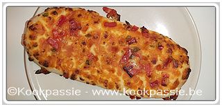 kookpassie.be - Focaccia - gouda kaas en praprika (Lidl)