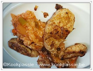 kookpassie.be - Kalkoenfilet met rijst en zoetzure saus (glazen pot Lidl)