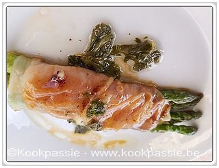 kookpassie.be - Rouleaux d’asperges vertes au jambon de Parme