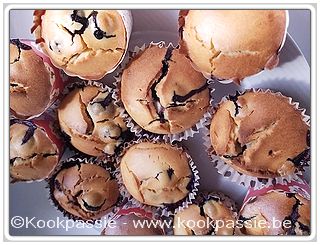 kookpassie.be - Blauwe bessen-kwark muffins