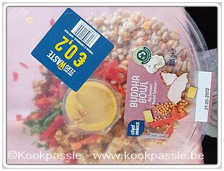 kookpassie.be - Zero waste Lidl: 0,20€ - Chef Select - Buddha Bowl - Kip Tandoori 1/2
