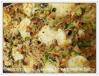 kookpassie.be - Pizza met groene asperges en burata
