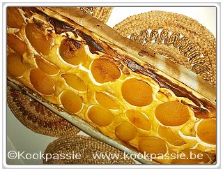 kookpassie.be - Tarte à l’abricot et éclats de pistaches