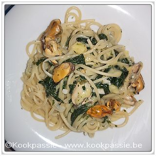 kookpassie.be - Mosselen met Spaghetti Martine