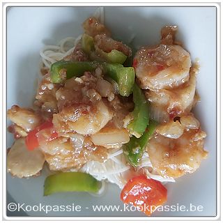 kookpassie.be - Shrimp and scallops in garlic sauce (Chef David)