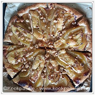 kookpassie.be - Tarte fine au camembert et aux poires