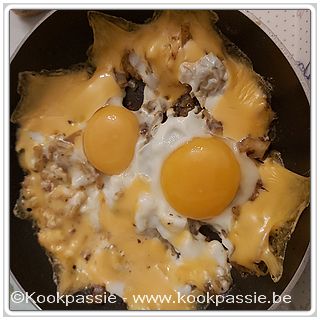 kookpassie.be - Spiegelei met Ziz kaas en chimichuri