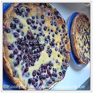 kookpassie.be - Tarte aux myrtilles 1/2