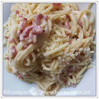 kookpassie.be - Spaghetti - Spaghetti alla carbonara - 1