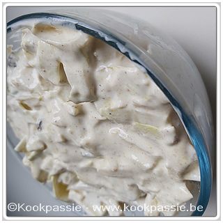 kookpassie.be - Avond: Witloof, appel en rozijntjes met griekse yoghurt