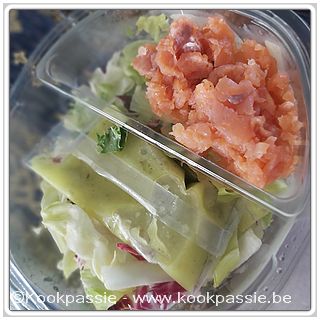 kookpassie.be - Gerookte zalm (foto) of roze garnalen schotel Lidl