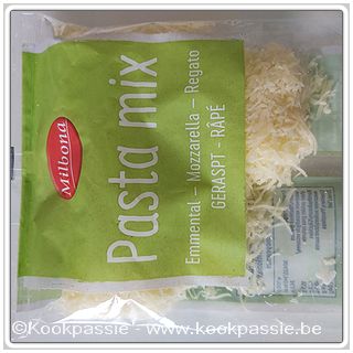 kookpassie.be - Lidl - Gemalen kaas - Pasta mix - Niet koopadvies