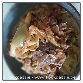 kookpassie.be - Tortelloni spinazie met wokgroenten