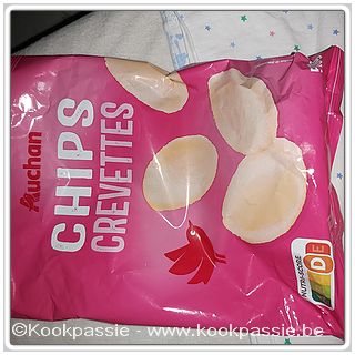 kookpassie.be - Auchan gekocht - Kroepoek met garnalen - 0,87€