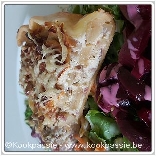 kookpassie.be - Appel-spekquiche met oregano 1/2