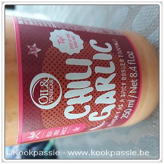 kookpassie.be - Uittesten nieuwe saus Oil and Vinegar: Chili Garlic