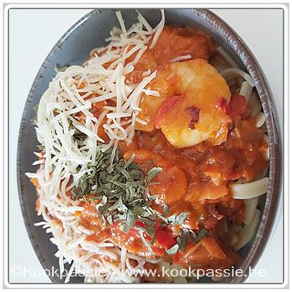 kookpassie.be - Scampi - Scampi Diabolique 02 - Eigen recept