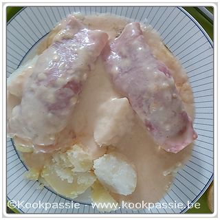 kookpassie.be - Witloof met hesp en kaassaus