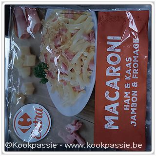 kookpassie.be - Macaroni met ham en kaas