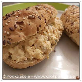 kookpassie.be - Sandwich met zelfgemaakte zalmsalade