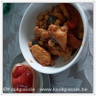 kookpassie.be - Restje chinees en aardbeitaartje