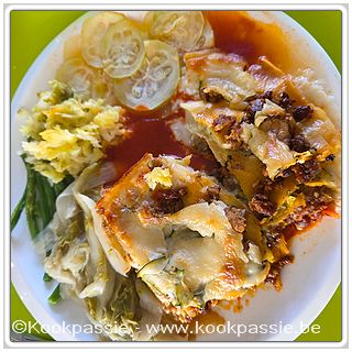 kookpassie.be - Rest lasagnia en groenten