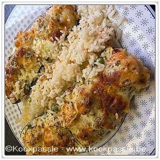 kookpassie.be - Courgettes gratinées aux crevettes et à l’ail 1/2