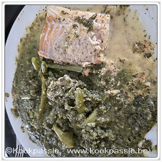 kookpassie.be - Schotel Kabeljauw en spinaziepuree (K)