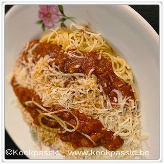 kookpassie.be - Spaghetti bolognaise