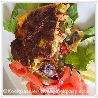kookpassie.be - Frittata in Airfryer 1/2