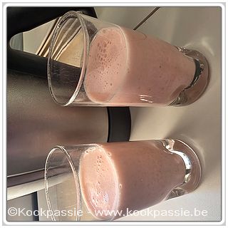 kookpassie.be - Aardbeien - Griekse yoghurt drink