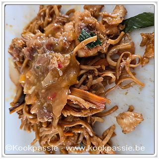 kookpassie.be - Chinese dagschotel: Bami Pangang en Bami met kip