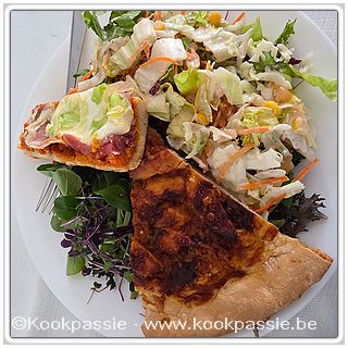 kookpassie.be - Pizza met salade en rest van Smul Lounge