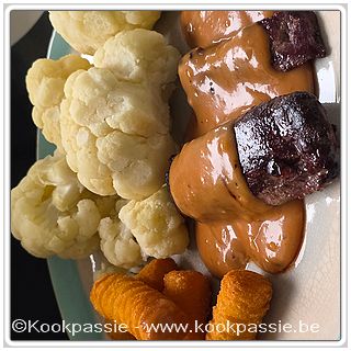 kookpassie.be - Hazerug met bloemkool, kroketjes en jagersaus (155)