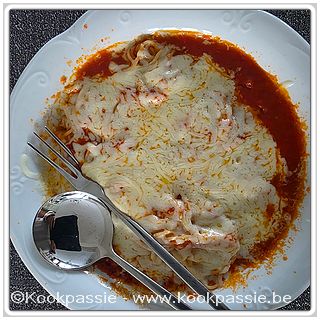 kookpassie.be - Spaghetti met Manna saus