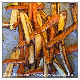 kookpassie.be - Oven 1: Pastinaak en wortel (beetje vergeten -;))