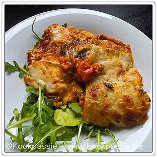 kookpassie.be - Came a casa : 1/2 verde en 1/2 met kip en ruccola