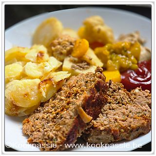 kookpassie.be - Fricandon met groentjes en gratin (za, ma)