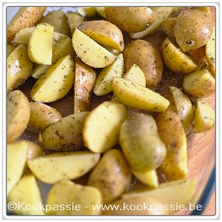 kookpassie.be - Krielaardappeltjes + olijfolie + lookkruiden