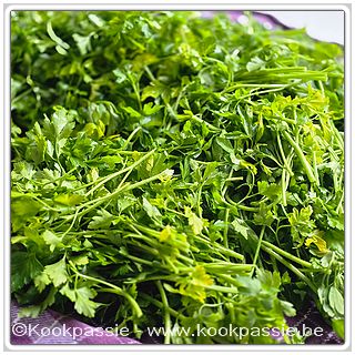kookpassie.be - Klaar voor de vriezer Platte peterselie LSF