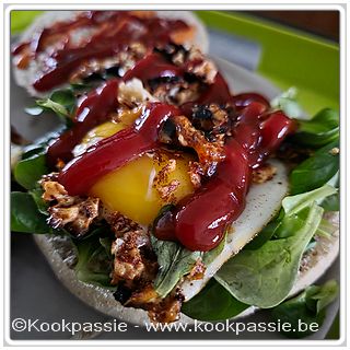kookpassie.be - Een Martine eitje voor Valentijn om de dag goed te beginnen
Zonder gorgonzola wel deze keer, wel met veldsla op een broodje gedaaan