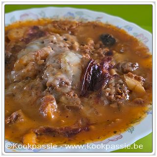 kookpassie.be - Mousaka Delhaize / LSF - niet voor herhaling, aardappelen met … te zoeken aubergines