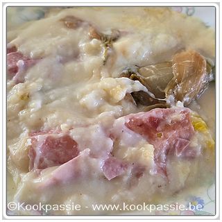 kookpassie.be - Witloof Aldi uit de vriezer. Nog een zakje noedels erbij gedaan van Action