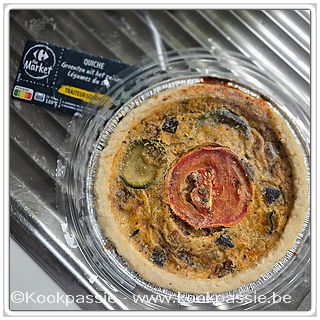 kookpassie.be - Groentenquiche uit het zuiden Carrefour