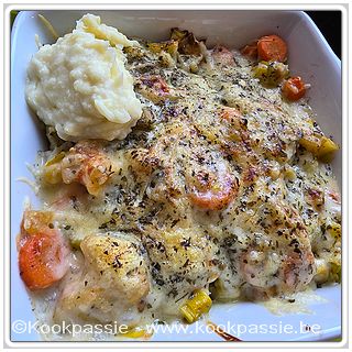 kookpassie.be - Vispannetje met parmesan puree LSF