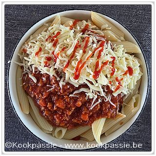 kookpassie.be - Penne met bolognaise LSF (2 dagen)