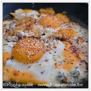 kookpassie.be - Bij 30°C niet veel koken, Eitje Martine