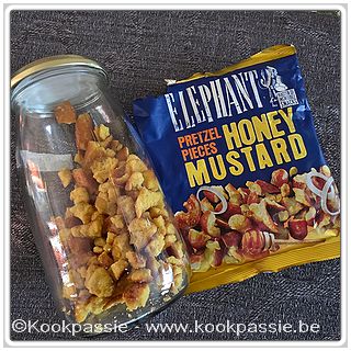 kookpassie.be - Uitproberen - Elephant Pretzels Honey Mustard van ??, niet m'n ding